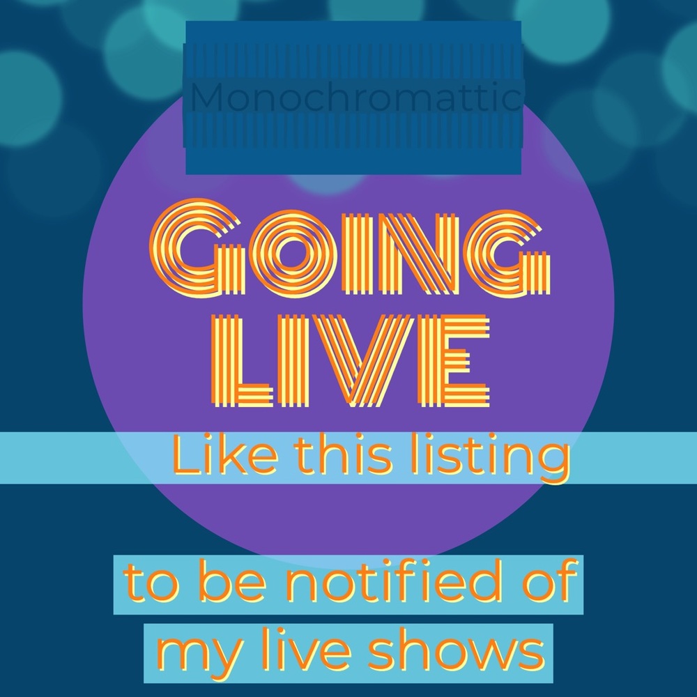GET NOTIFIED like this listing to be notified when I am going live !
